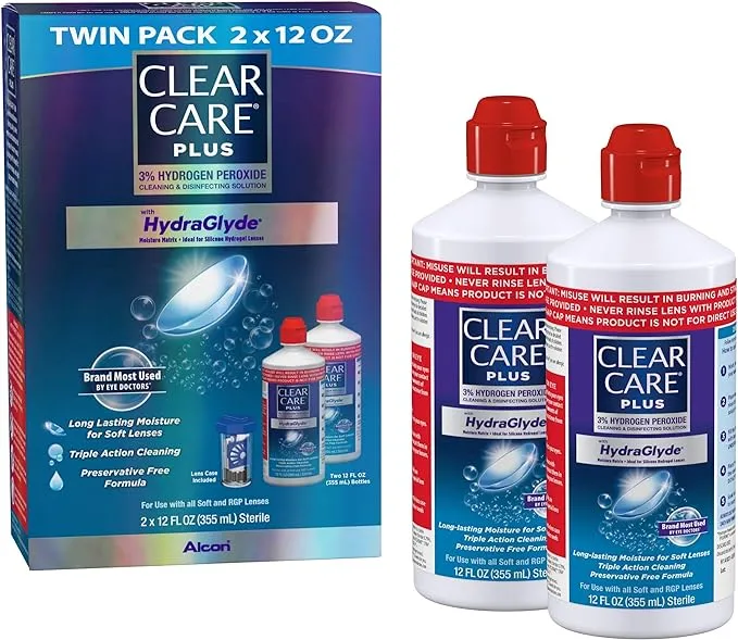 Clear Care Plus Cleaning & Disinfecting Solution, 32 Ounces