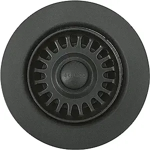 BLANCO, Anthracite 441090 SILGRANIT-Matched Kitchen Drain Basket Strainer, 3.5"