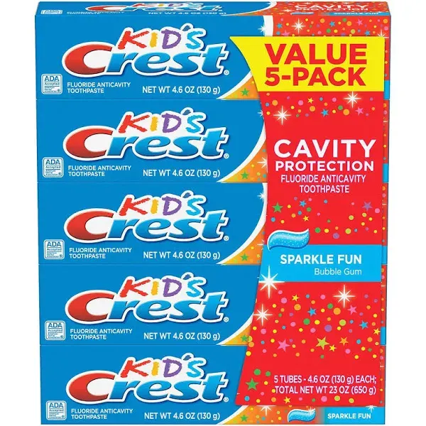 Crest Kids Cavity Protection Sparkle Fun Toothpaste