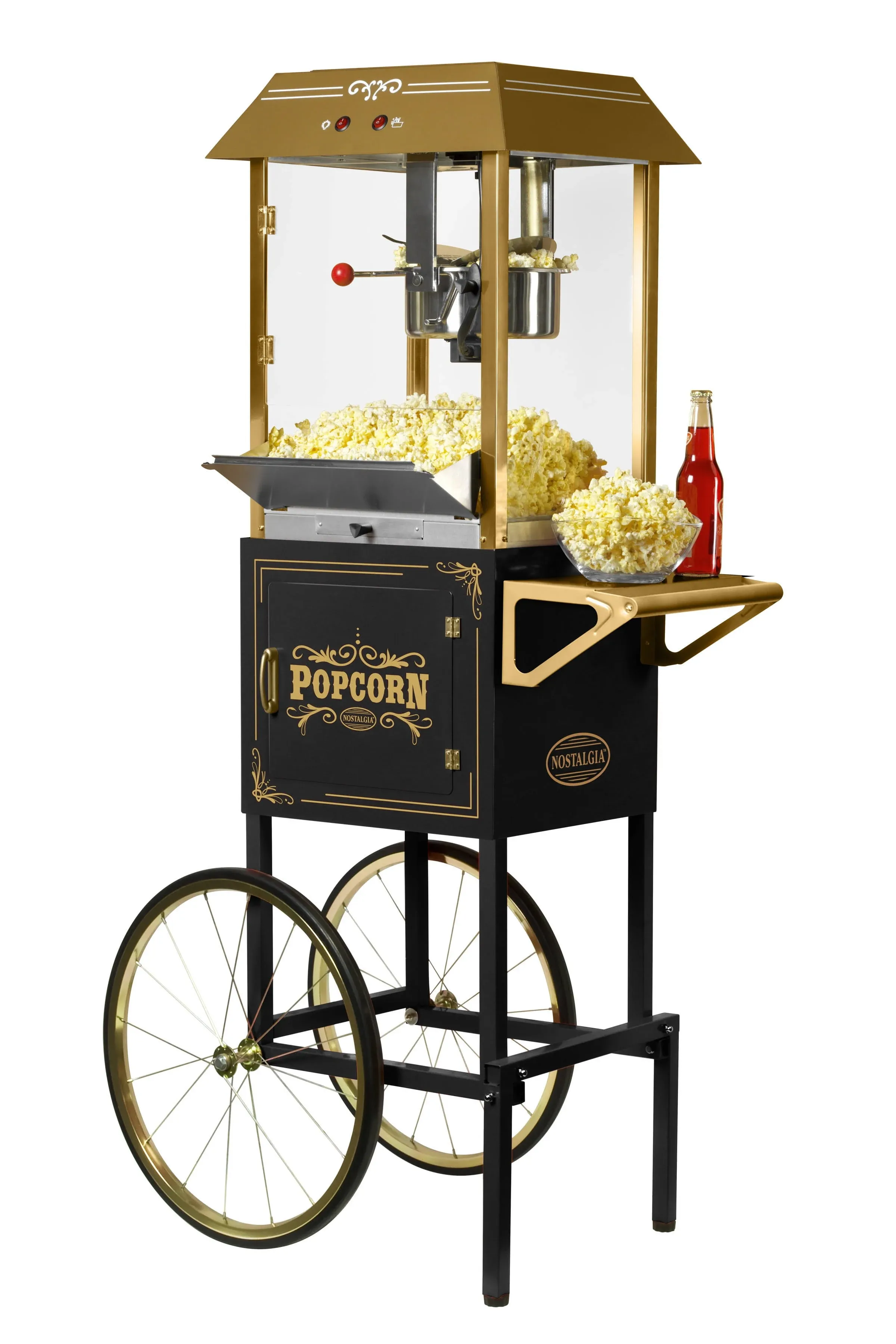 Nostalgia 10 oz Vintage Popcorn and Concession Cart ccp1000