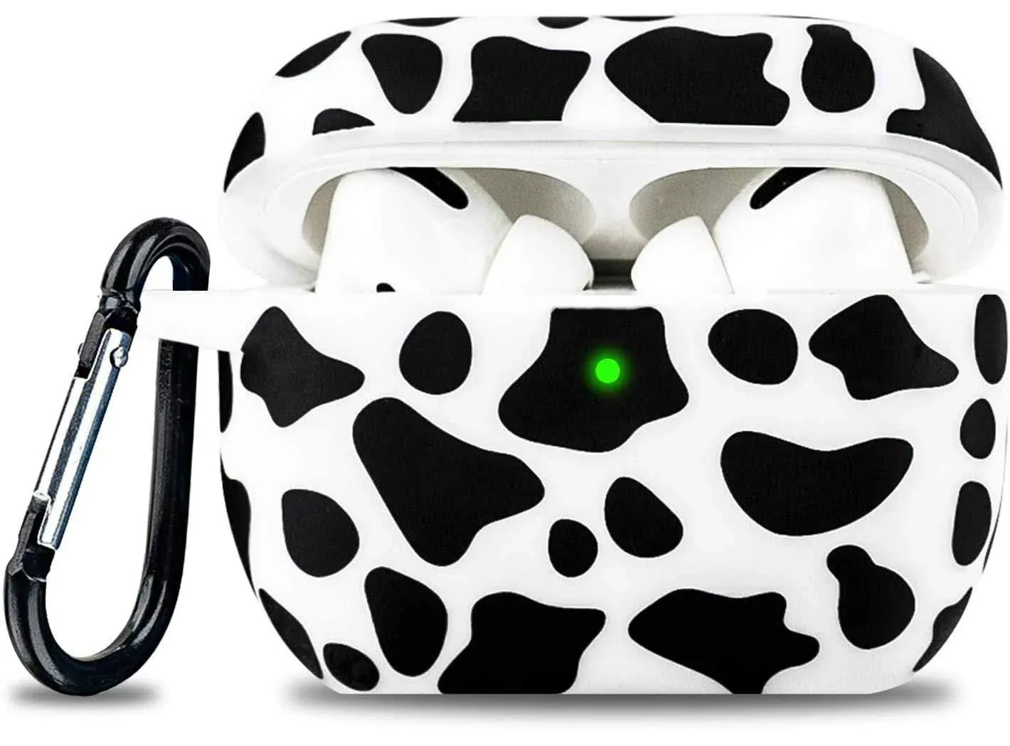 AirPods Pro Case Cow Silicone - YOMPLOW Case Cover Soft Flexible Skin for Apple ...