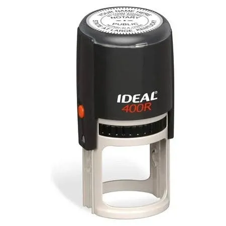 Round Notary Stamp for State of Kentucky | Self Inking Unit - Ideal 400r with Advanced Durability