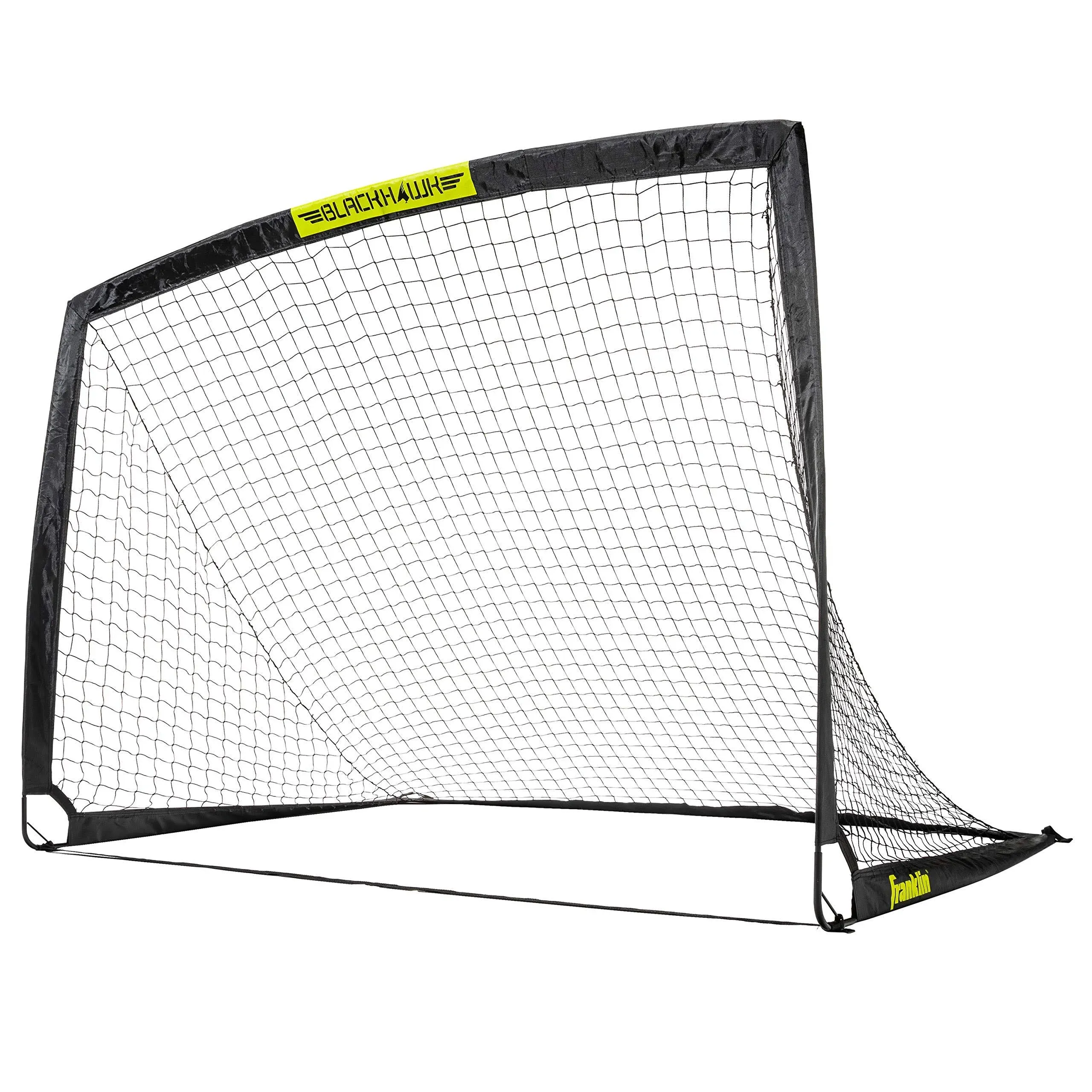 Franklin Sports Blackhawk Soccer Goal - Pop Up Backyard Soccer Nets - Foldable Indoor + Outdoor Soccer Goals - Portable Adult + Kids Soccer Goal