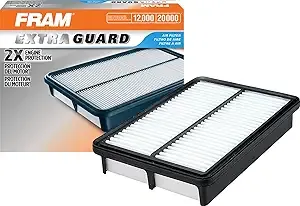 FRAM Extra Guard CA10086 Replacement Engine Air Filter for Select Hyundai Tucson and Kia Sportage (2.0L & 2.7L) Models, Provides Up to 12 Months or 12,000 Miles Filter Protection