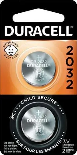 Duracell - 2032 3V Lithium Coin Battery - Long Lasting Battery - 2 Count