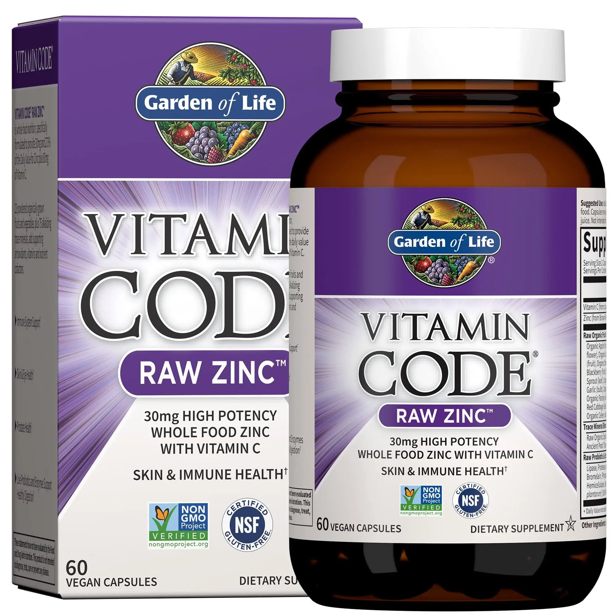 Garden of Life Vitamin Code Raw Zinc