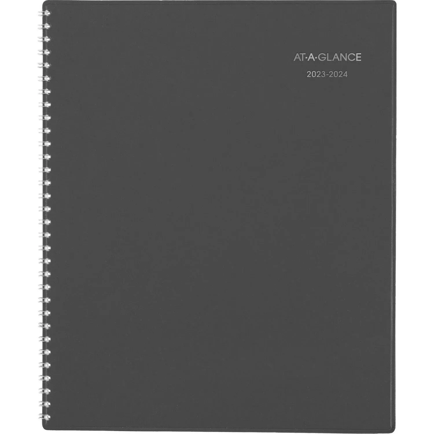 AT-A-GLANCE DayMinder Academic Weekly/Monthly Planner, Charcoal, July 23-June 24