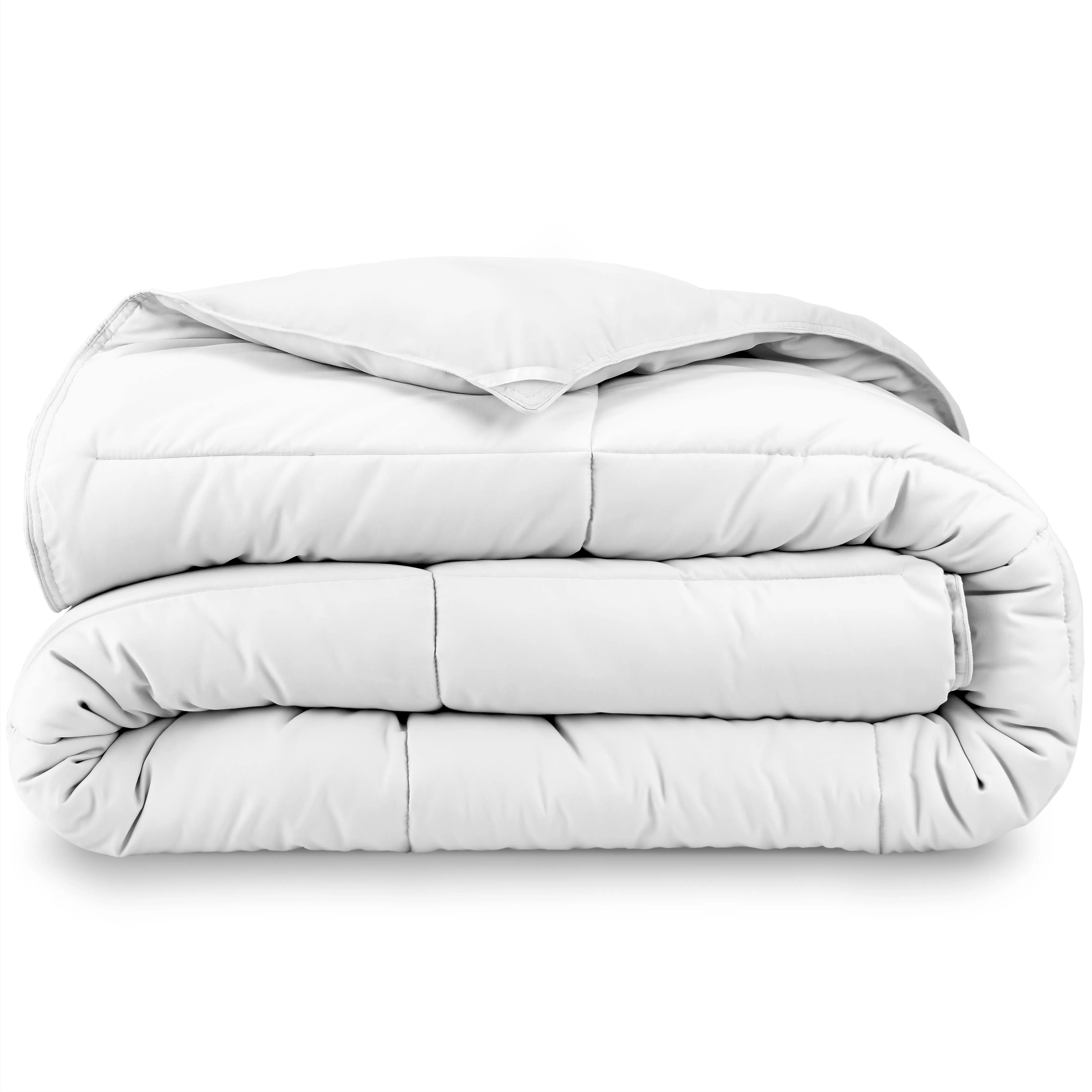 Bare Home Duvet Insert Comforter - Oversized Queen - Goose Down Alternative - Ultra-Soft - Premium 1800 Series - All Season Warmth - Bedding Comforter (Oversized Queen, White)