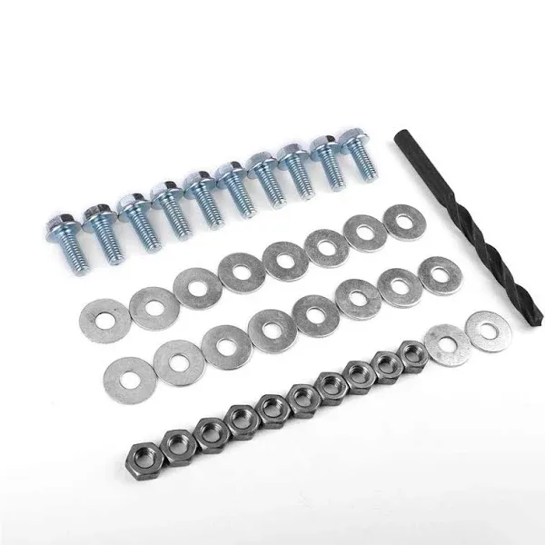 Hardware Kit M8 Bolts Nuts Washers Drill Front Bumper Lip Sideskirt Extension