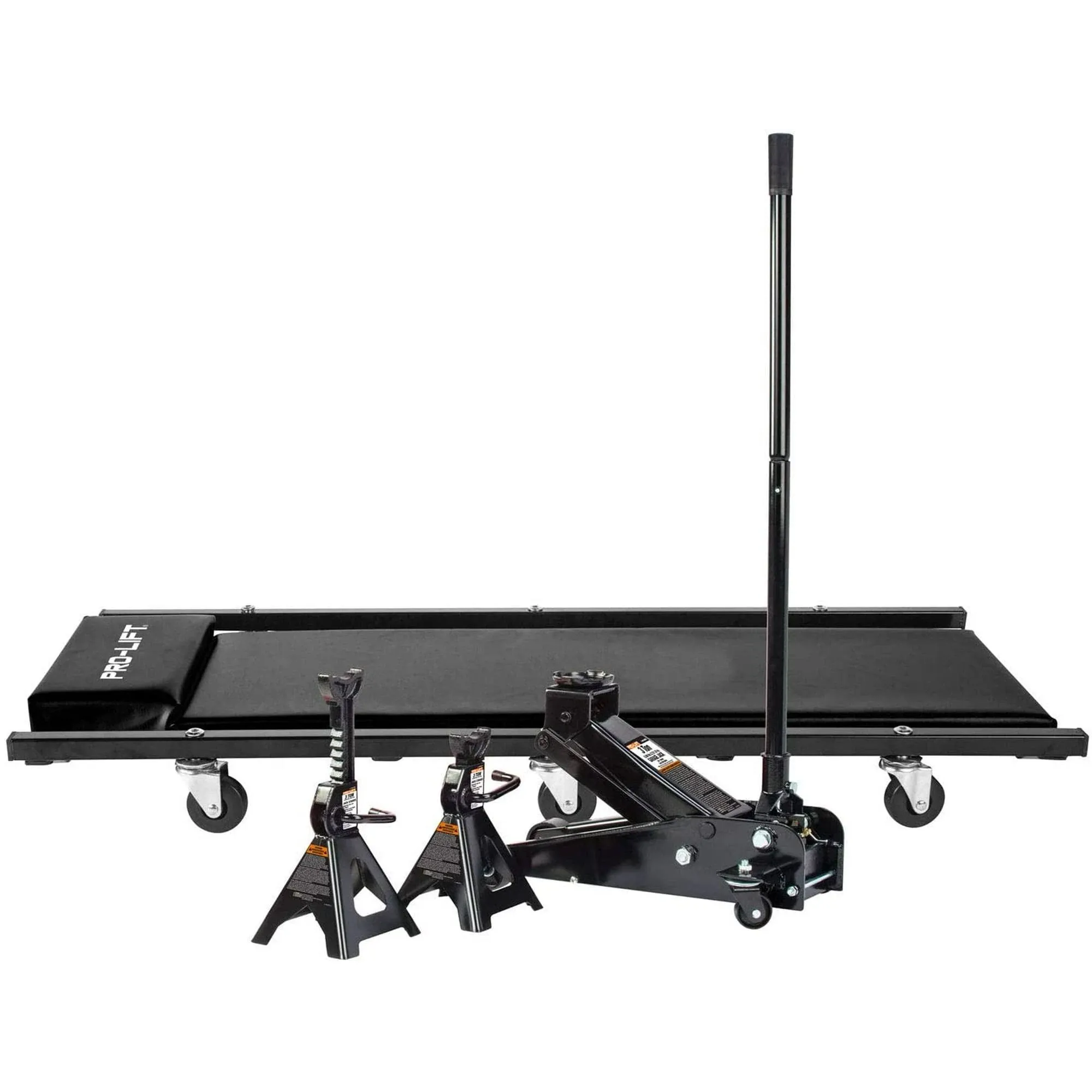 Pro-Lift G-4630JSCB 3 Ton Heavy Duty Floor Jack/Jack Stands and Creeper Combo - 