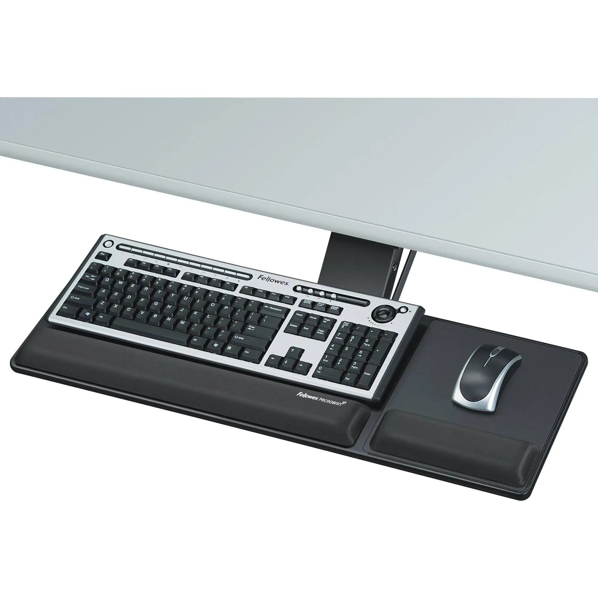 Fellowes Designer Suites Compact Keyboard Tray Black