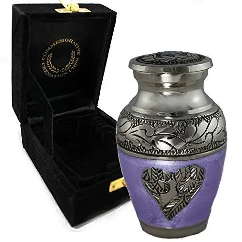 Purple Loving Angel Cremation Urns