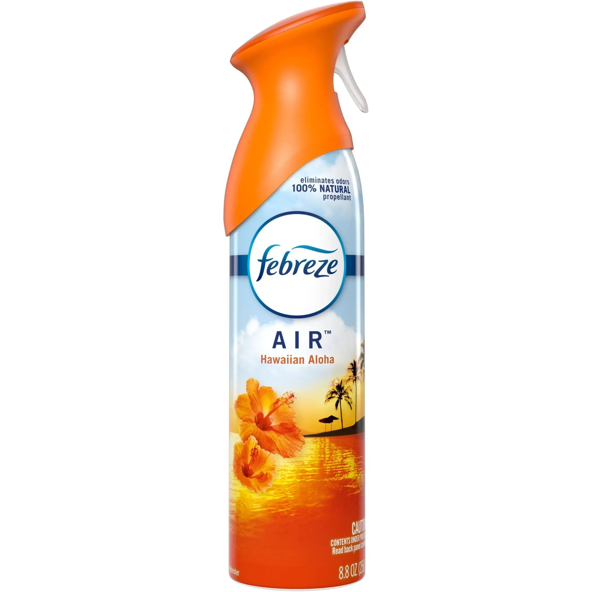 Febreze Air Freshener and Odor Fighter Spray, Hawaiian Aloha Scent, 8.8 Oz (Pack of 6)