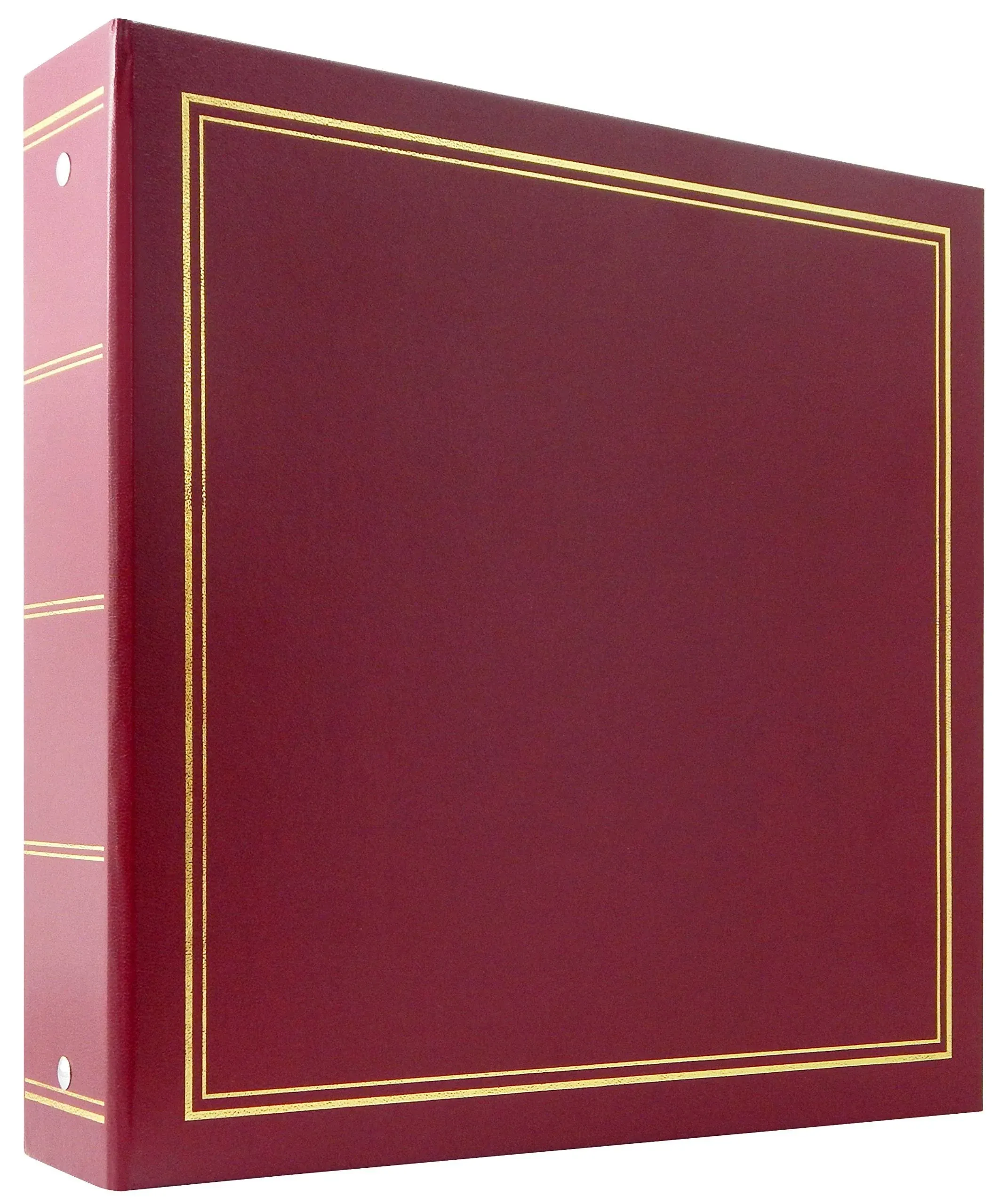 MBI 400 Pocket 3-Ring 4x6 Library Collection Photo Album Red