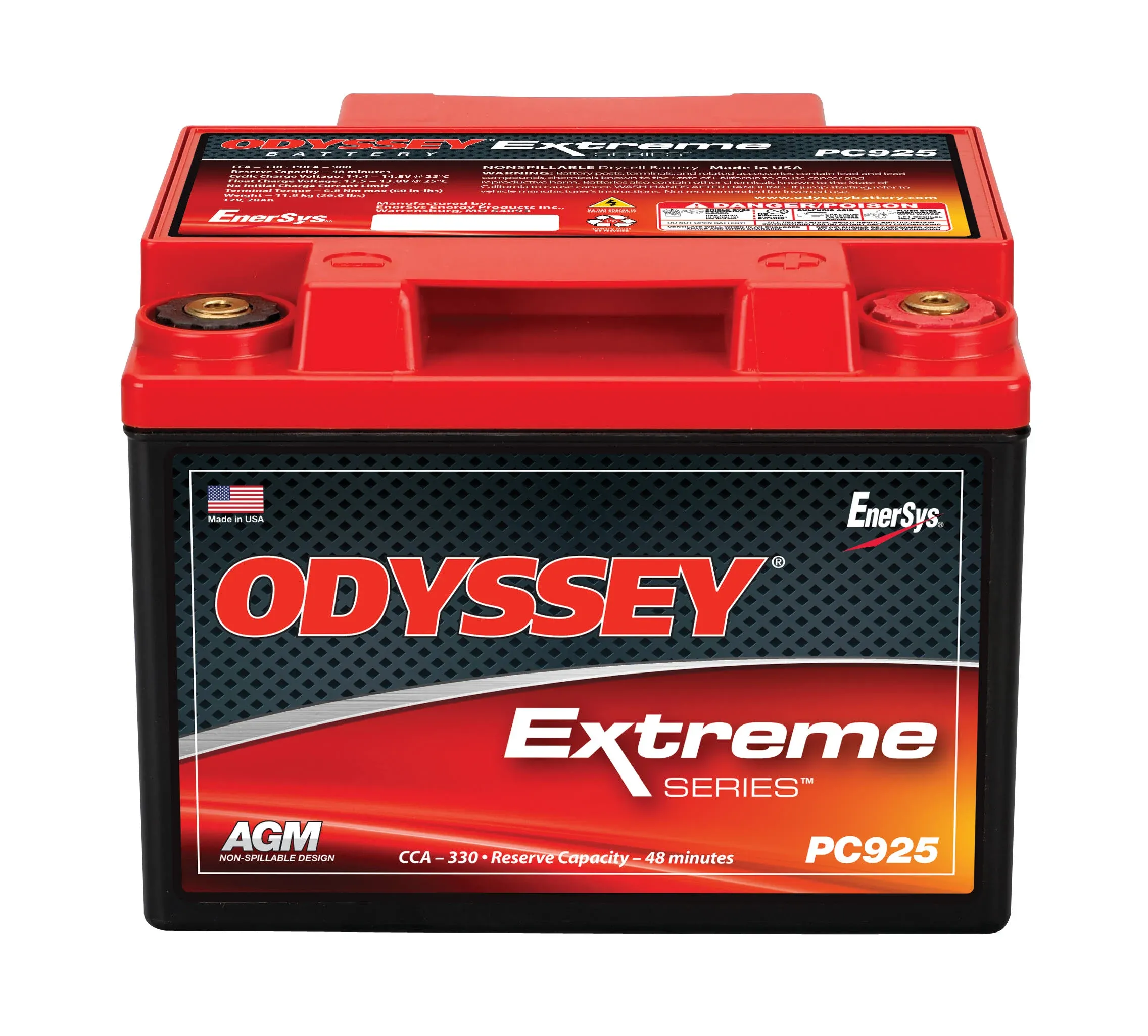 ODYSSEY PC925 Automotive and LTV Battery