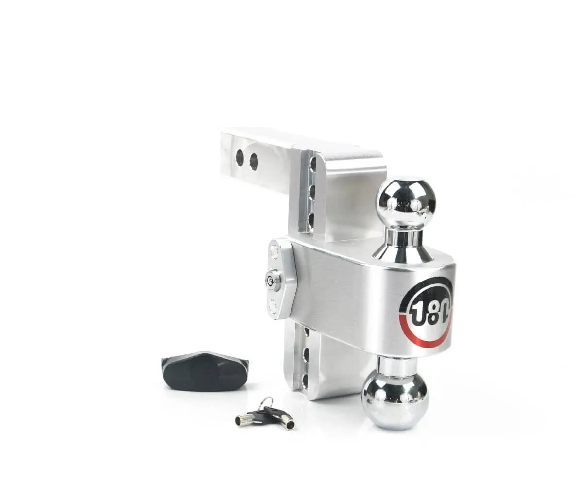 Weigh Safe 180 Hitch 10in Drop Hitch & 2in Shank (10K/12.5K GTWR) - Aluminum