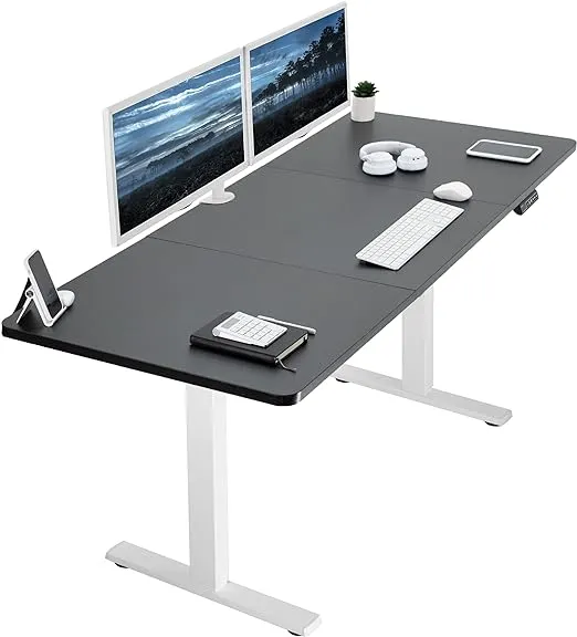 VIVO Electric Height Adjustable Memory Stand Up Desk