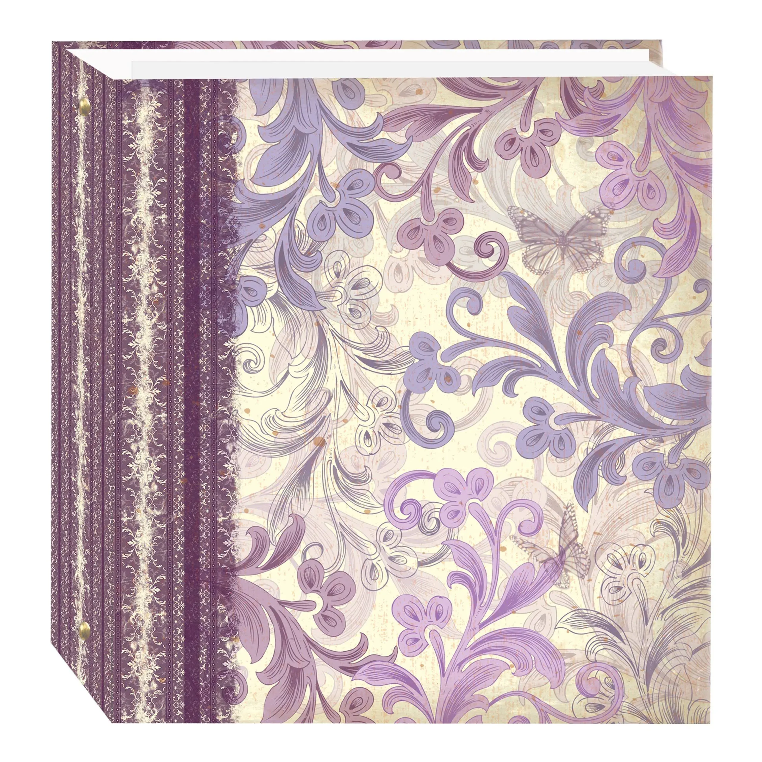  TR-100D Renaissance Magnetic 3-Ring Photo Album 100 Page, Wine Renaissance