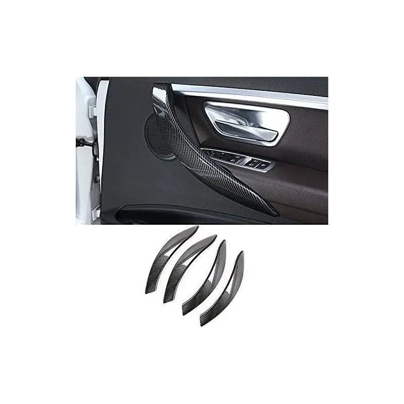 Carbon Fiber Color Car Door Handle Cover for BMW 3 4 Series 3GT F34 F30 F36 320i 328i 330i 340i Interior Door Pull Handles Protective Decorate Cover