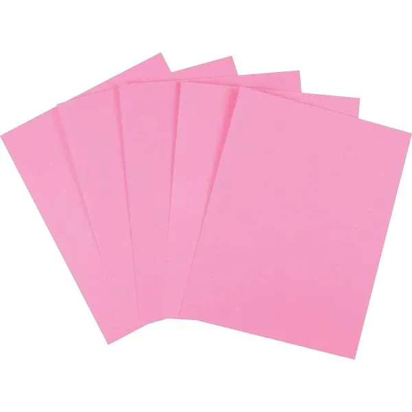 Staples Brights Multipurpose Paper 20 lbs. 8.5&#034; x 11&#034; Pink 500/Ream (25207)