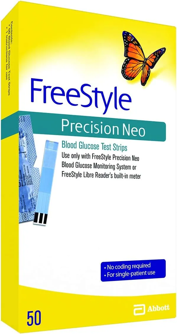 Freestyle Precision Neo Blood Glucose Test Strips