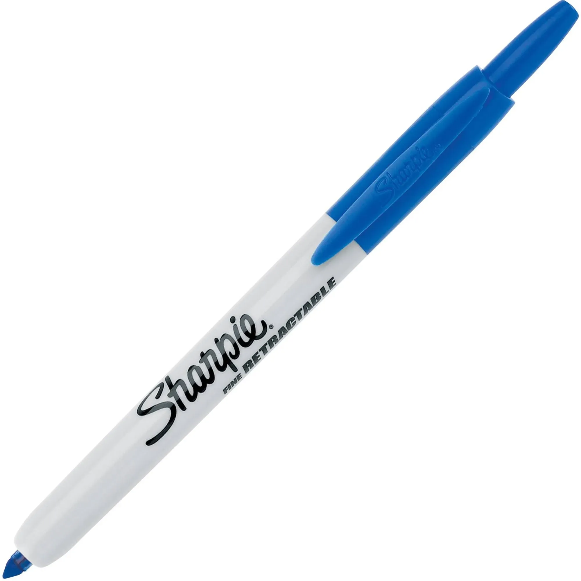 Sharpie Retractable Permanent Marker Fine Point Blue