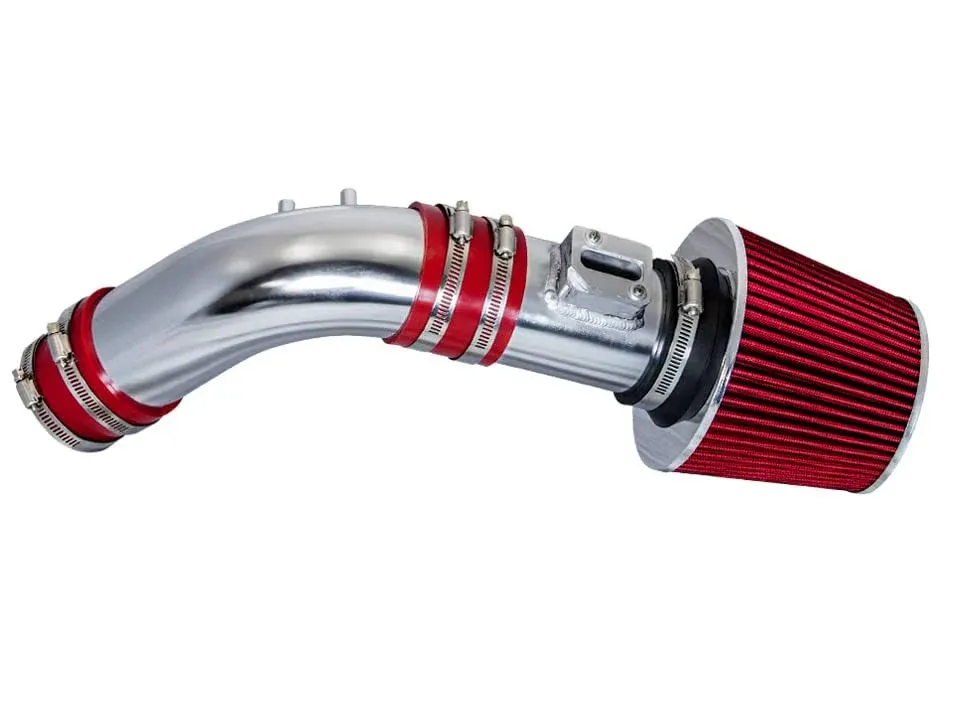 Rtunes Racing Short Ram Air Intake Kit + Filter Combo Red Compatible for 04-07 ...