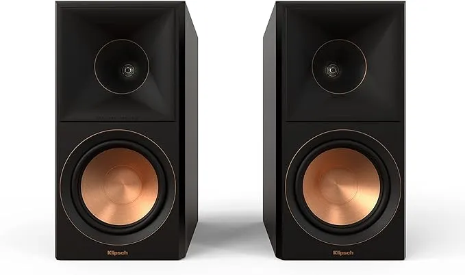 Klipsch Reference Premiere RP-600M II Two-Way Bookshelf Speaker (Walnut, Pair)