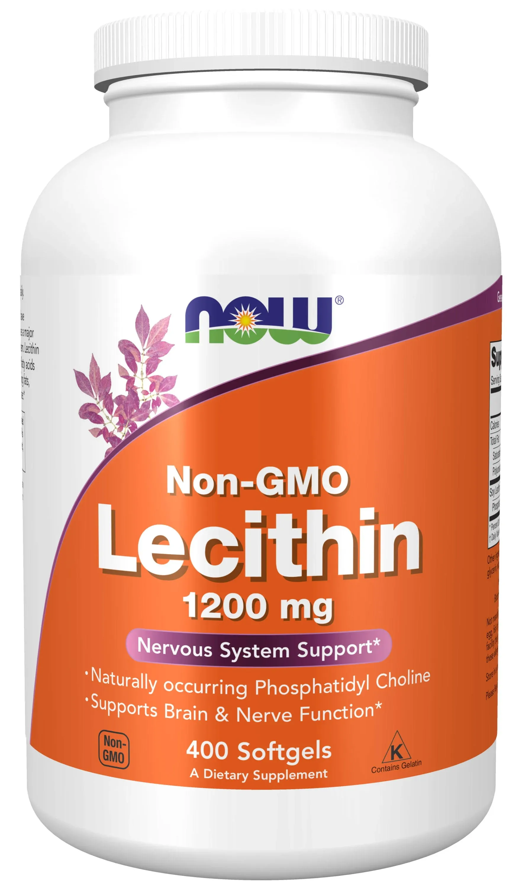 Now Foods Lecithin 1200 mg - 400 Softgels