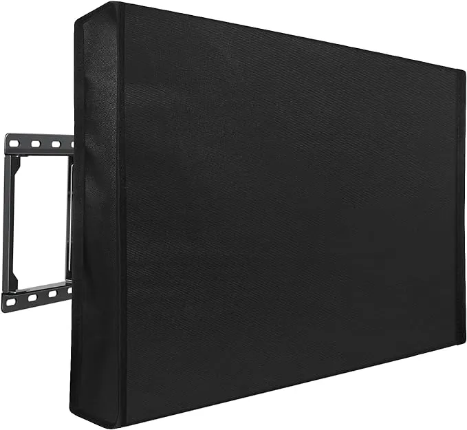 Mounting Dream Outdoor TV Cover Weatherproof with Bottom Cover for 30-32 inch TV, Waterproof and Dustproof TV Screen Protectors with Remote Control Pocket for Outside LED, LCD, OLED Flat Screen TVs