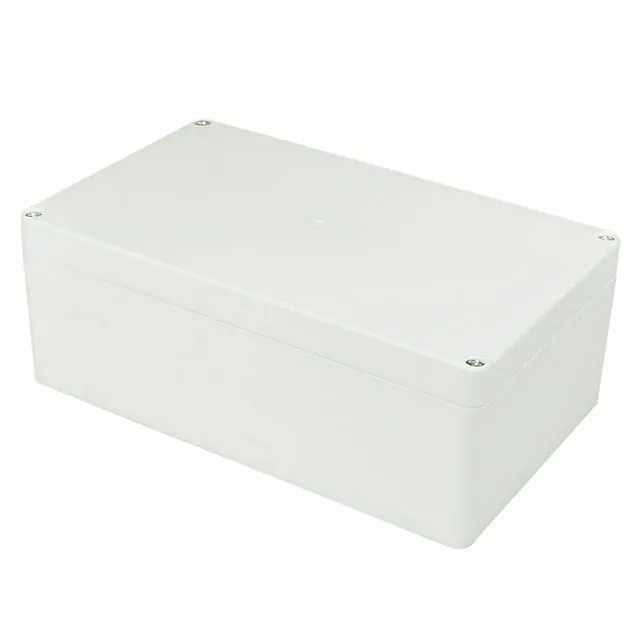 Junction Box Waterproof Plastic Project Box IP65 Plastic Project Box Electrical Box Enclosure Gray White 7.87"x 4.72"x 2.95"(200x120x75mm)