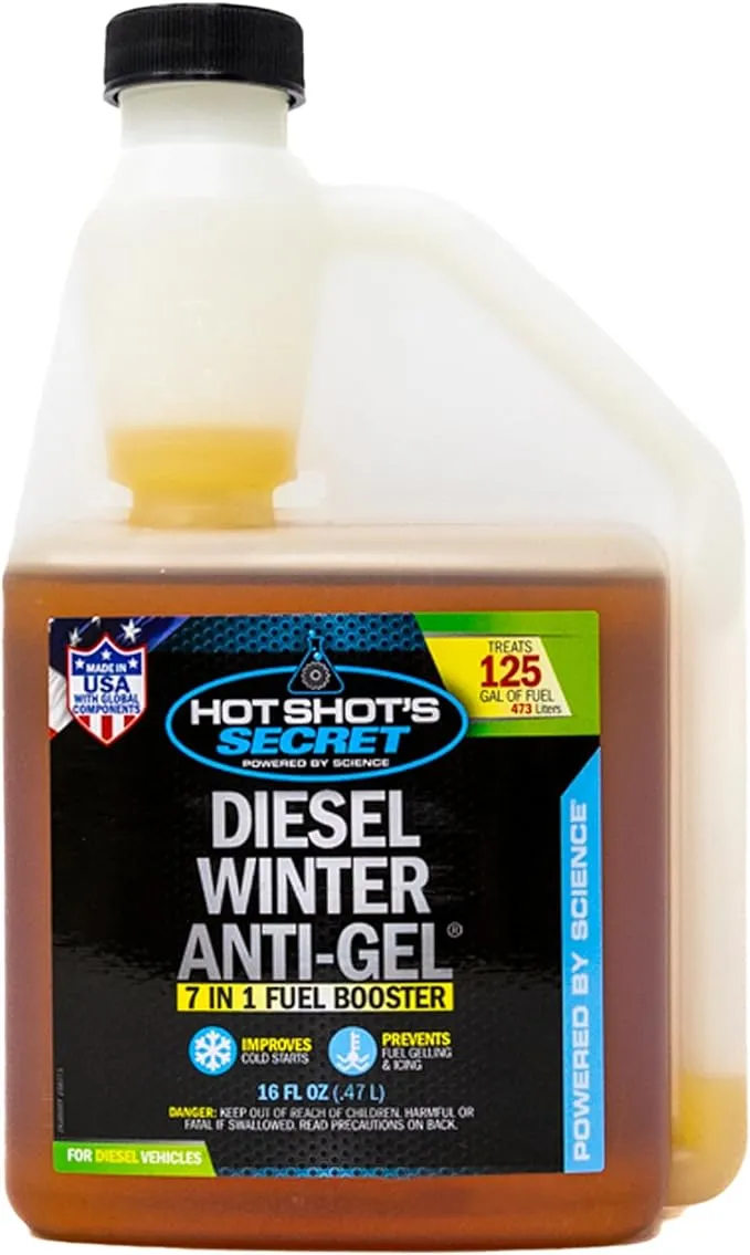 Hot Shots P403316Z 16 oz Diesel Winter Round Anti-Gel