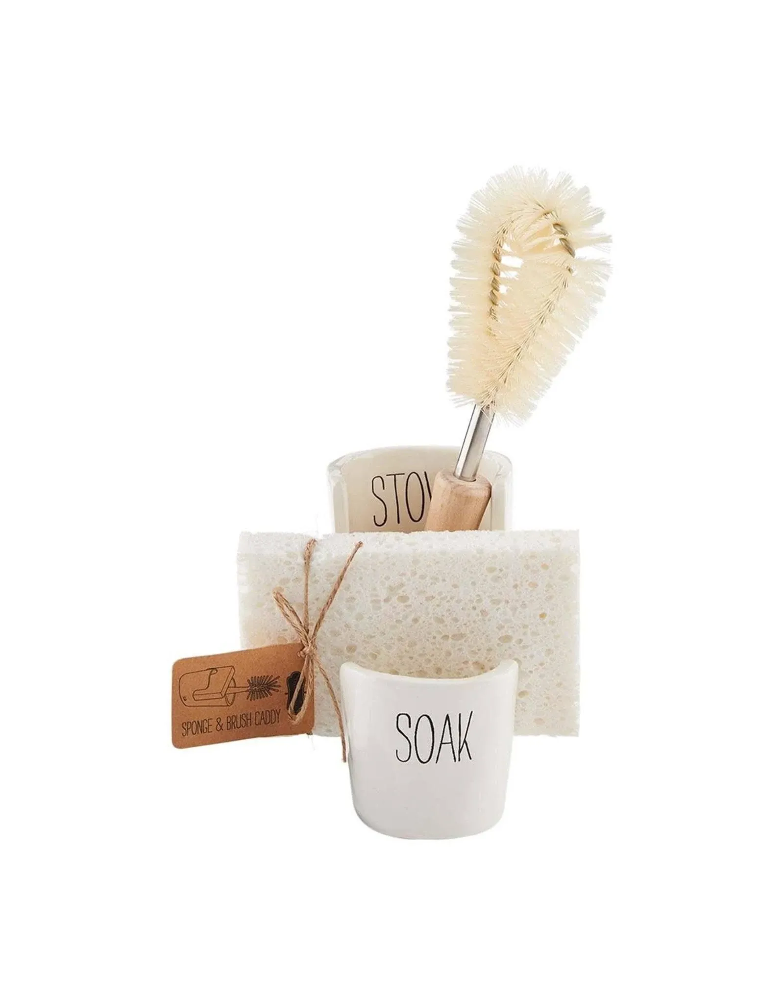 Sponge And Brush Sink Caddy Set