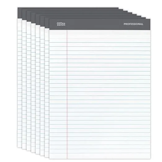 Office Depot Professional Legal Pad 8 1/2in. x 11 3/4in