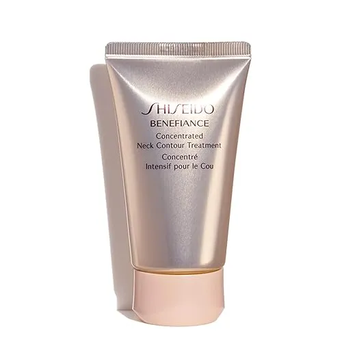 Shiseido Benefiance Concentrated Neck Contour Treatment - 50 mL - Wrinkle-Smoothing Cream - Restores Firmness & Reduces Creases for Nourished, Silky-Smooth Skin