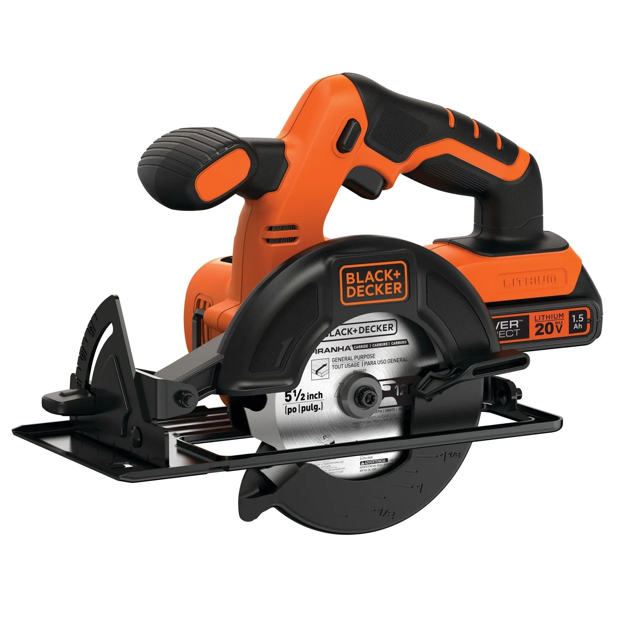 NEW BLACK &amp; DECKER 20V Cordless 5 1/2&#034; Circular Saw BDCCS20 w/ Blade - BARE TOOL