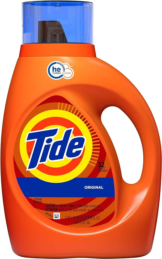 Tide 760838 Liquid Laundry Detergent, Original, 16 Loads, 25 Fl Oz