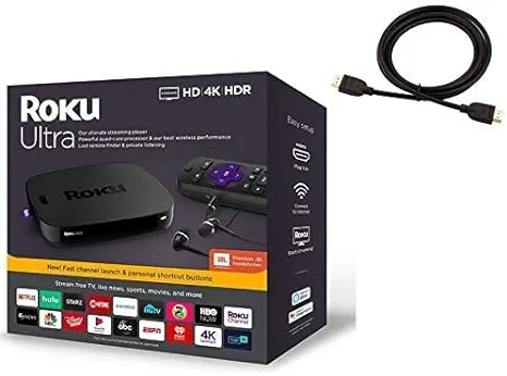 Roku Ultra Streaming Media Player 4K/HD/HDR