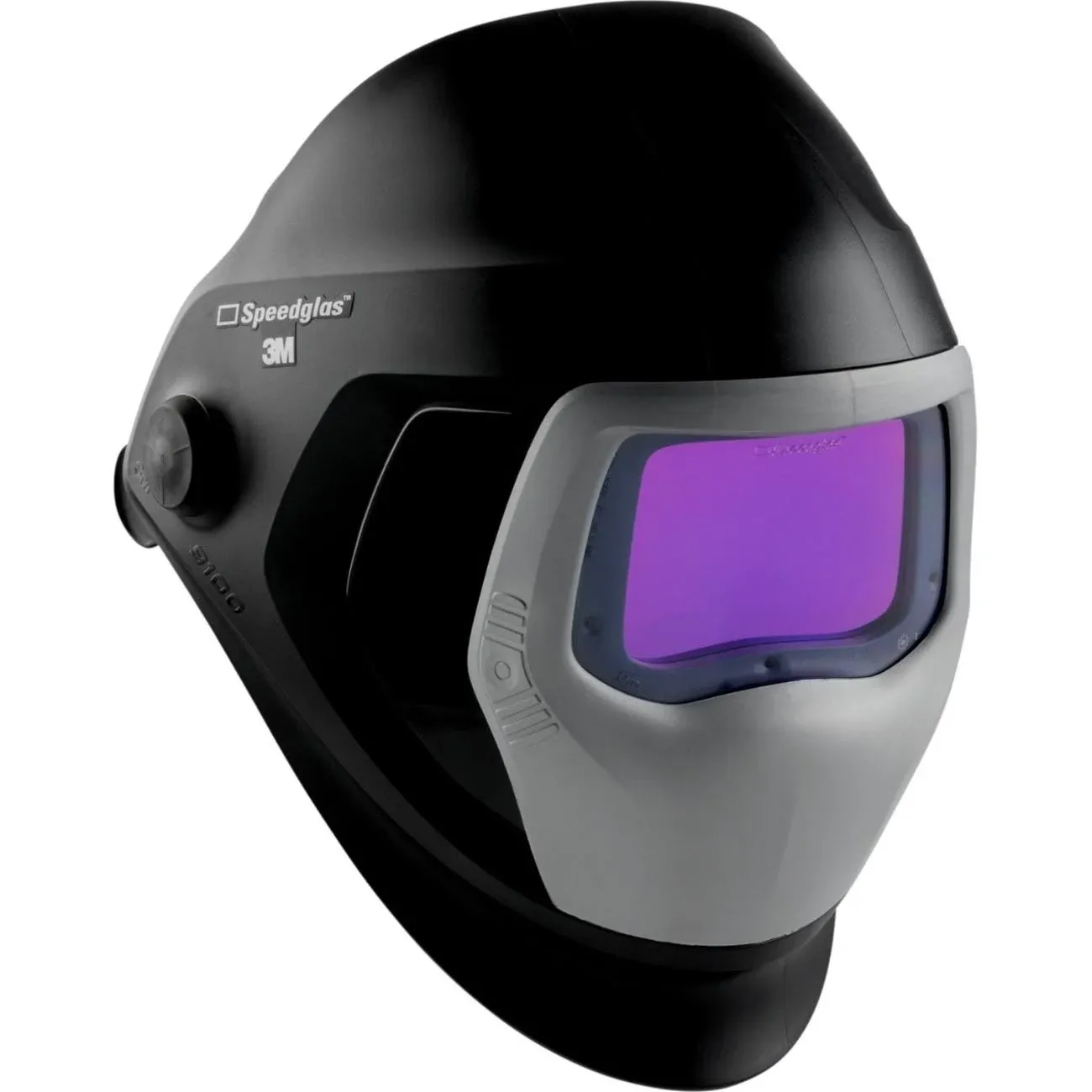 3M Speedglas Welding Helmet 9100, 06-0100-30iSW, with Auto-Darkening Filter 9100XXi 3 Arc Sensors for MMAW TIG MIG Tack Plasma Arc Welding and Grinding Mask, 1 Each, Black