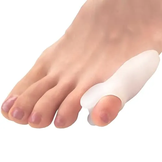 Chiroplax Tailor's Bunion Corrector Pad Bunionette Straightener Separator Cushion Pinky Toe Protector Shield Pain Relief Spacer Splint Cover Guard (Small, 6 Pack)
