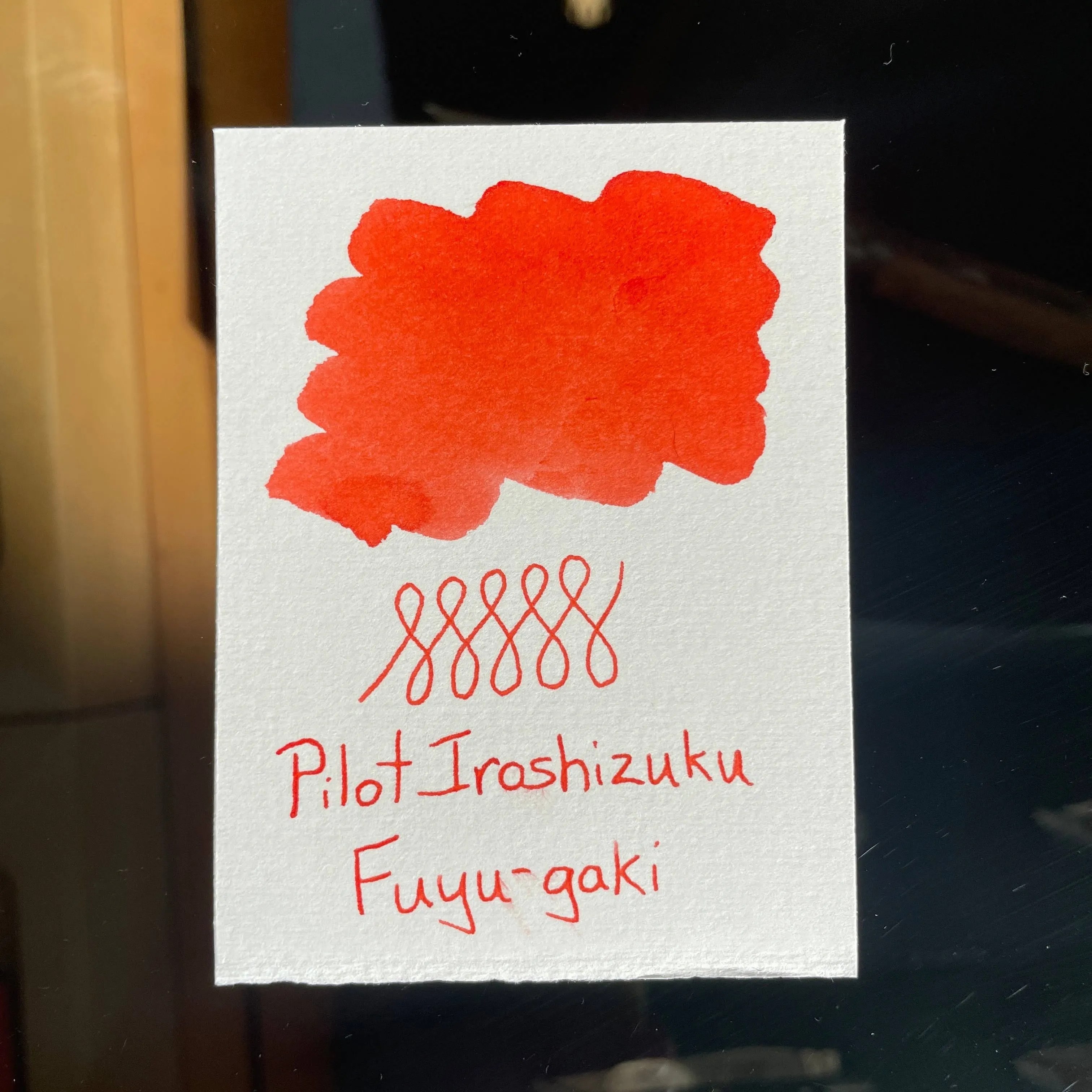 Pilot Iroshizuku Bottled Ink in Fuyu-Gaki Ink (Deep Orange) - 50 mL