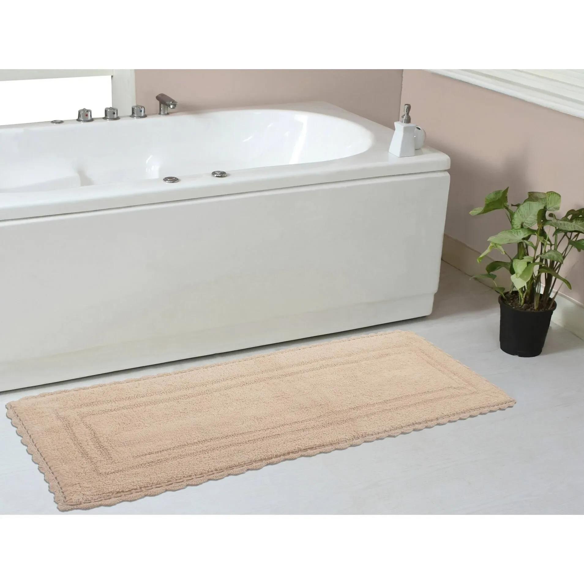 Home Weavers Casual Elegence Bathmat Collection - Absorbent Cotton Soft ...