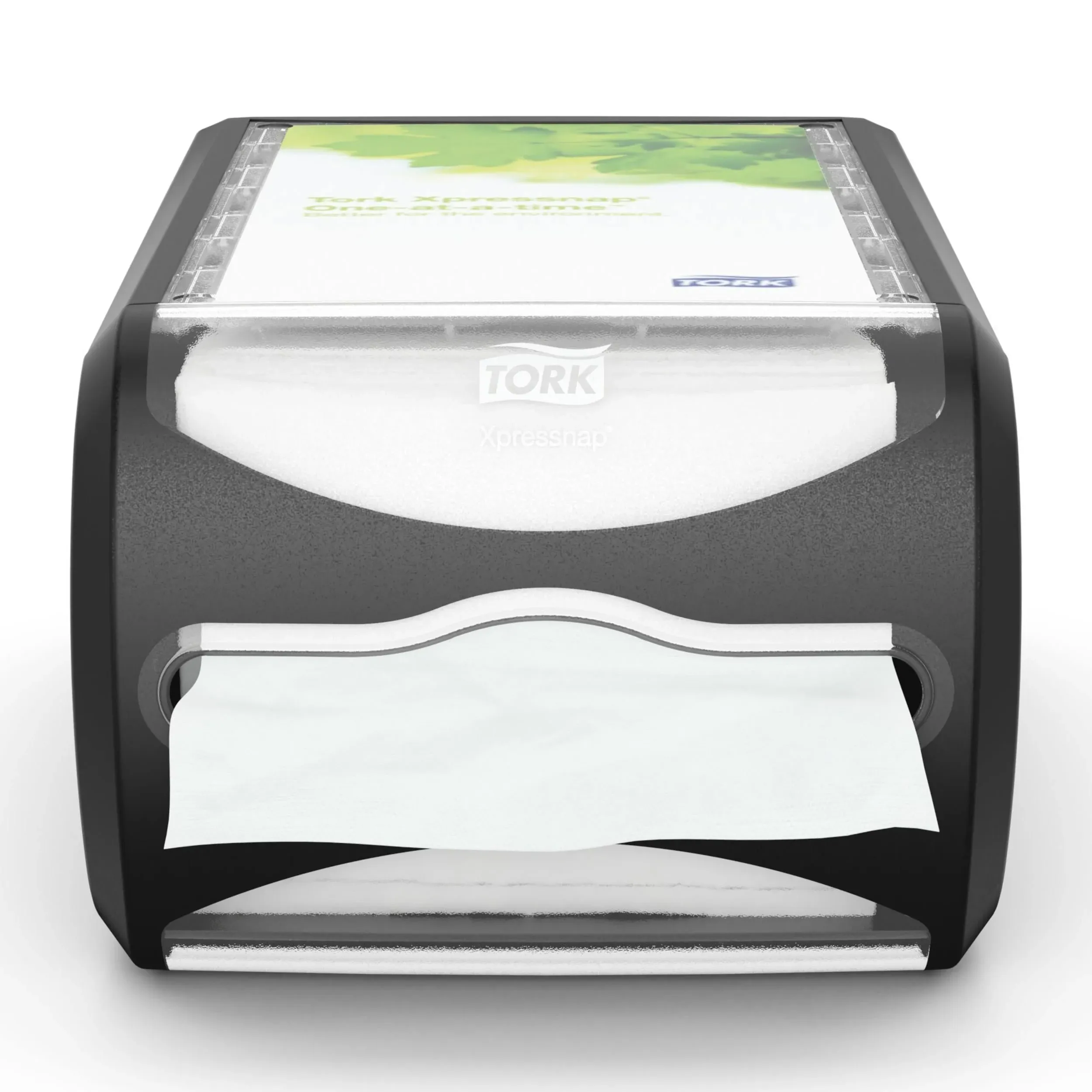 Tork - Xpressnap Counter Napkin Dispenser, 7.5 x 12.1 x 5.7, Black