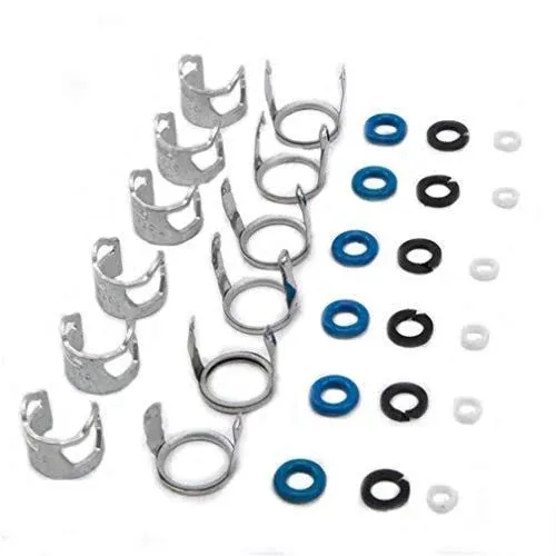 No/Brand 6pcs Fuel Injectors Seals Repair O-Ring Kit 06E998907G Replacement for ...