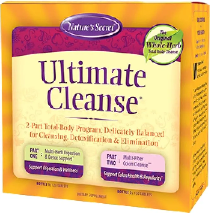 Nature&#039;s Secret 7-Day Ultimate Cleanse 2-Part Total-Body Cleanse Exp 1/2026