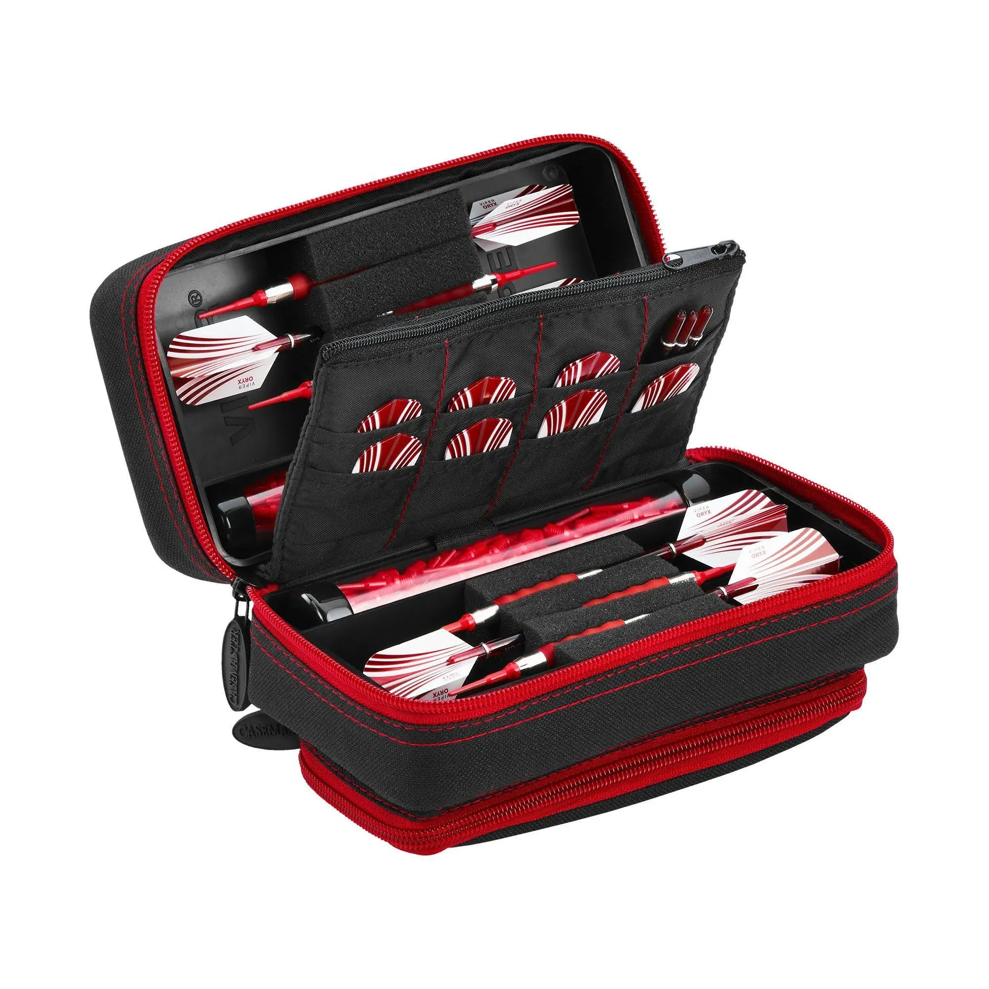 Casemaster Plazma Pro Dart Case Black w/ Ruby Red and w/ FREE Shipping