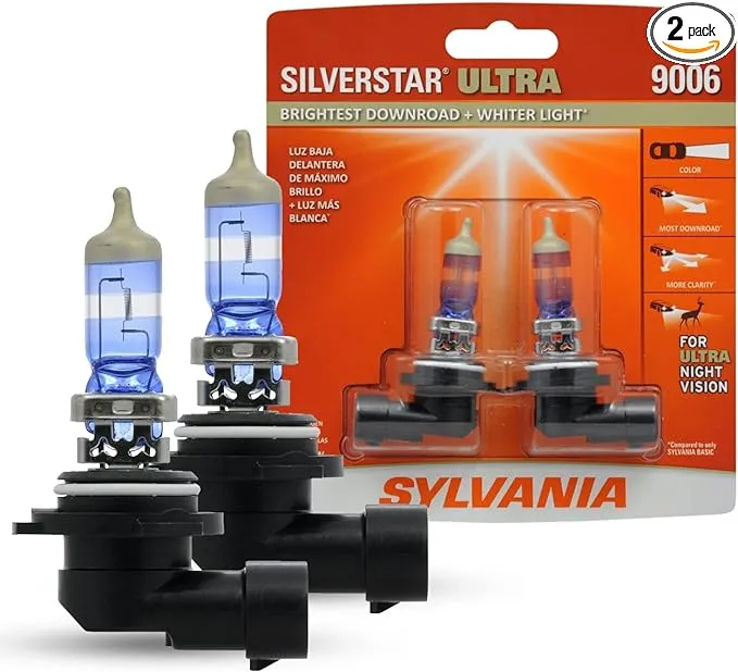 Sylvania SilverStar Ultra Halogen Headlight Bulb 9006