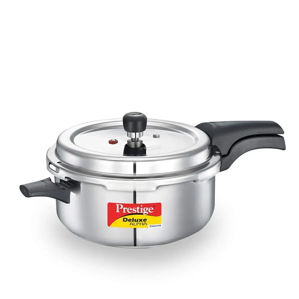 Prestige PRASVDP Cooker, Deep Pressure Pan 5L, SILVER