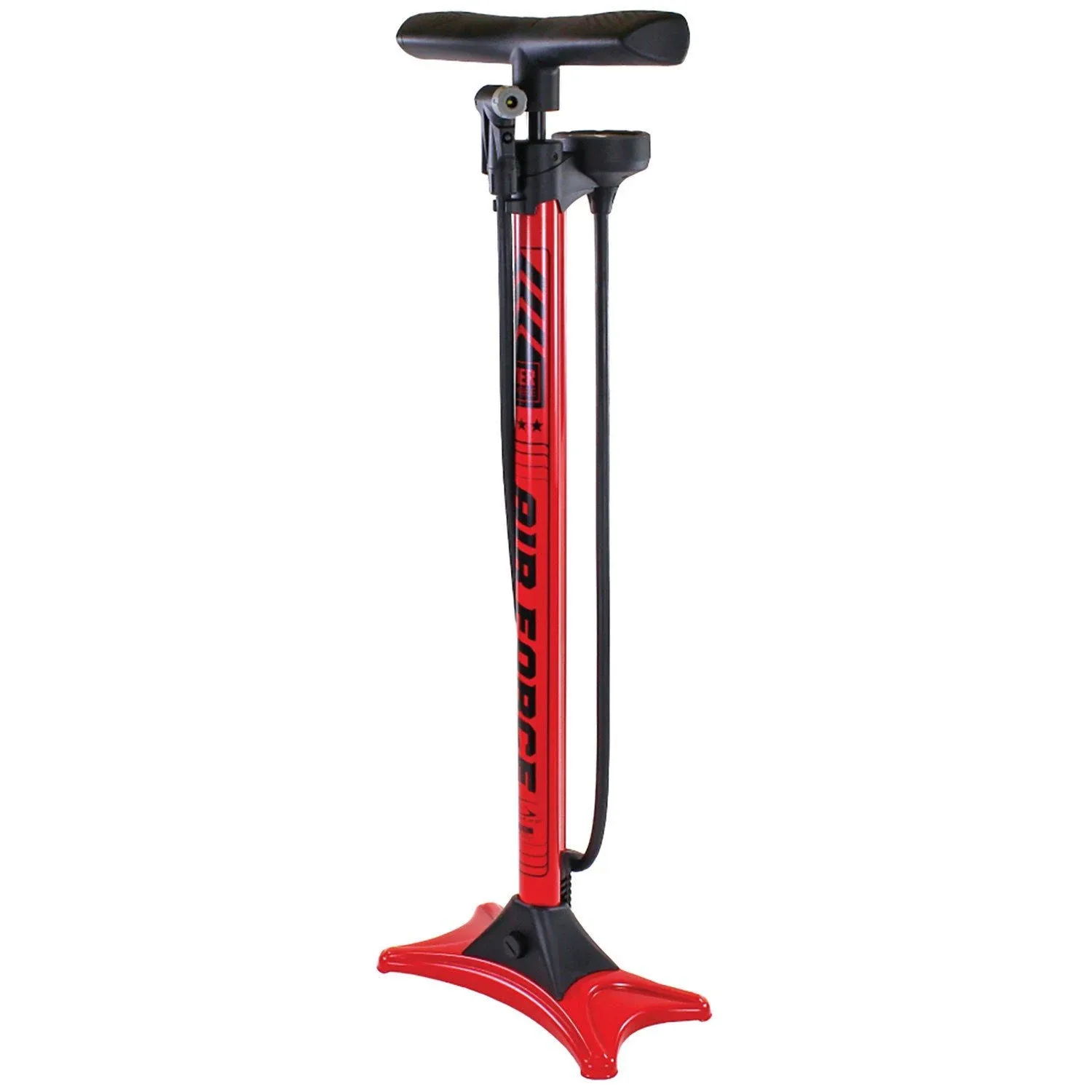 Serfas FP-T3 Air Force Tier Three Floop Pump Red