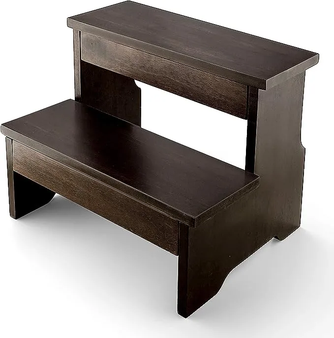 FANatu Wooden Two Step Stool